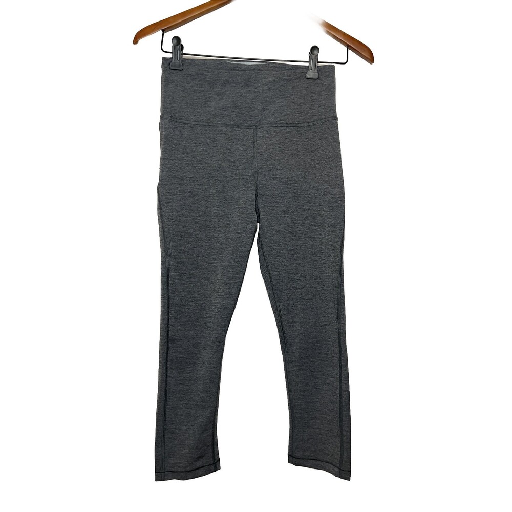 Athleta Womens Leggings XSmall Gray Ultimate Stash Pocket Capri Active Cropped
